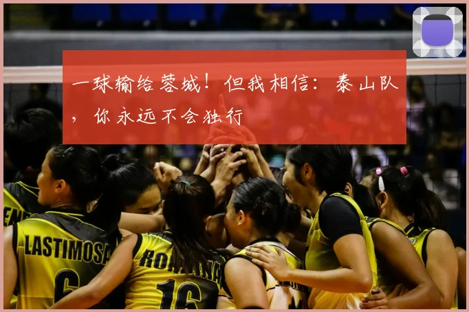 一球输给蓉城！但我相信：泰山队，你永远不会独行